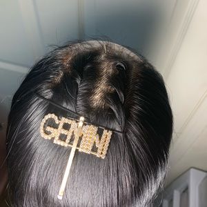 The Gemini Wig - 28” Long 100% 1B Color Human Hair Invisible Lace Front Wig